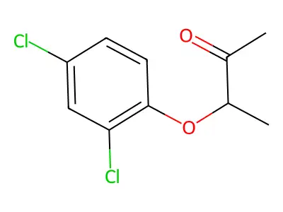 3-(2,4-Dichlorophenoxy)butan-2-one structure