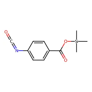 Trimethylsilyl 4-isocyanatobenzoate structure
