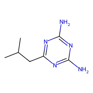 6-异丁基-1,3,5-三嗪-2,4-二胺 structure