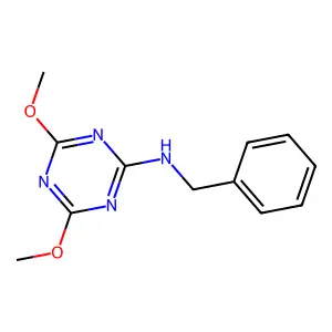 N-苄基-4,6-二甲氧基-1,3,5-三嗪-2-胺 structure