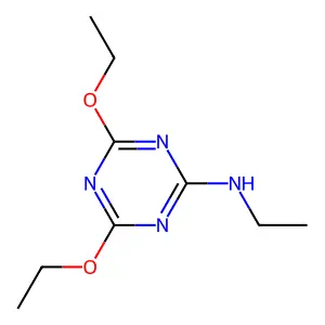 4,6-二乙氧基-N-乙基-1,3,5-三嗪-2-胺 structure