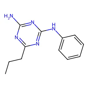 N-苯基-6-丙基-1,3,5-三嗪-2,4-二胺 structure