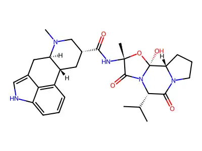 8-acetyl-8-hydroxy-5a,7a-dimethyl-2-oxo-2,3,4,5,5a,5b,6,7,7a,8,9,10,10a,10b,11,12-hexadecahydrocyclopenta[5,6]naphtho[1,2-d]azepin-9-yl thiocyanate structure