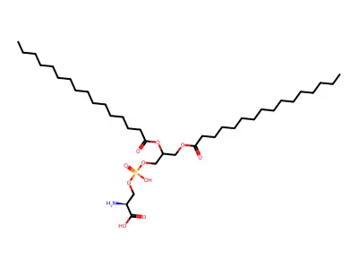 Dipalmitoylphosphatidylserine structure