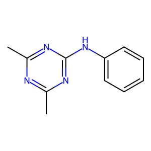 4,6-二甲基-N-苯基-1,3,5-三嗪-2-胺 structure