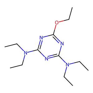 6-ethoxy-2-N,2-N,4-N,4-N-tetraethyl-1,3,5-triazine-2,4-diamine structure