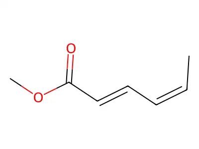 Methyl 2,4-hexadienoate structure