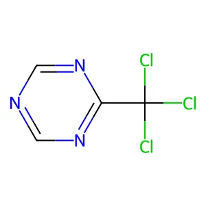 2-(Trichloromethyl)-1,3,5-triazine structure