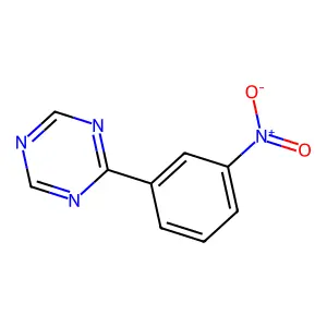 2-(3-Nitrophenyl)-1,3,5-triazine structure