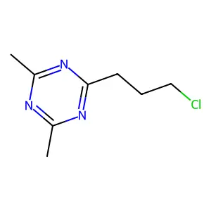 2-(3-Chloropropyl)-4,6-dimethyl-1,3,5-triazine structure