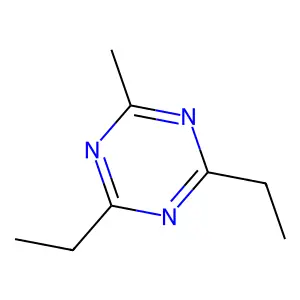 2,4-Diethyl-6-methyl-1,3,5-triazine structure