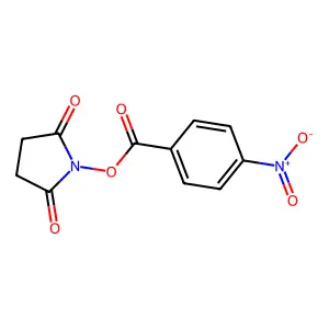 2,5-Dioxopyrrolidin-1-yl 4-nitrobenzoate structure