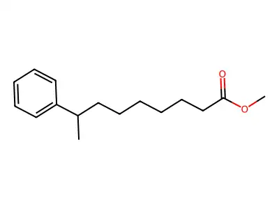 Methyl 8-phenylnonanoate structure