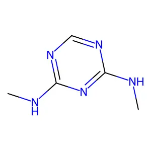 2-N,4-N-二甲基-1,3,5-三嗪-2,4-二胺 structure