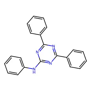 N,4,6-三苯基-1,3,5-三嗪-2-胺 structure