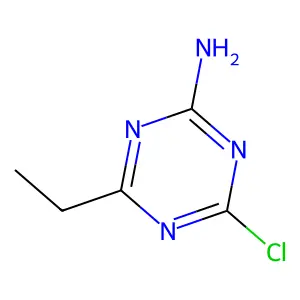 4-氯-6-乙基-1,3,5-三嗪-2-胺 structure