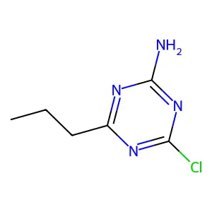 4-氯-6-丙基-1,3,5-三嗪-2-胺 structure