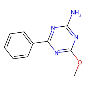 4-甲氧基-6-苯基-1,3,5-三嗪-2-胺 structure