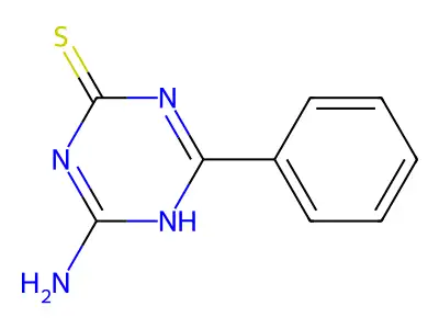 4-Amino-6-phenyl-1,3,5-triazine-2-thiol structure