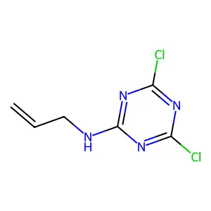 N-烯丙基-4,6-二氯-1,3,5-三嗪-2-胺 structure
