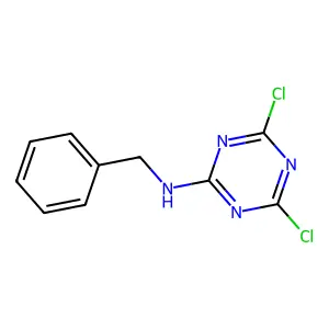 N-苄基-4,6-二氯-1,3,5-三嗪-2-胺 structure