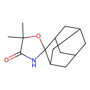 5,5-Dimethylspiro[1,3-oxazolidine-2,2'-adamantane]-4-one structure