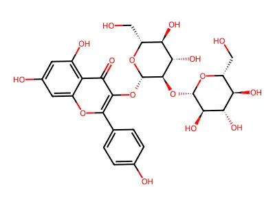 kaempferol 3-O-sophoroside structure