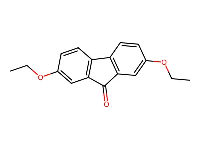 9H-Fluoren-9-one, 2,7-diethoxy- structure
