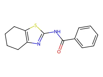 N-(4,5,6,7-tetrahydro-1,3-benzothiazol-2-yl)benzamide structure