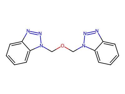 1-(Benzotriazol-1-ylmethoxymethyl)benzotriazole structure