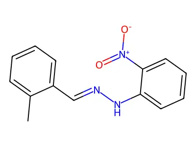N-[(E)-(2-methylphenyl)methylideneamino]-2-nitroaniline structure