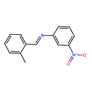 N-(2-methylbenzylidene)-3-nitroaniline structure