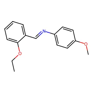 N-(2-ethoxybenzylidene)-4-methoxyaniline structure