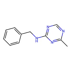 N-苄基-4-甲基-1,3,5-三嗪-2-胺 structure