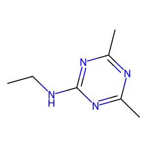 N-乙基-4,6-二甲基-1,3,5-三嗪-2-胺 structure