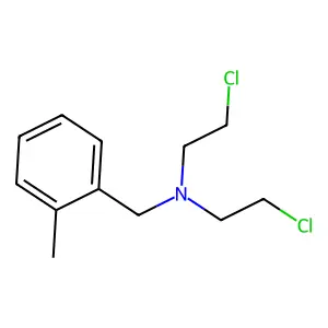 N,N-双(2-氯乙基)-2-甲基苄胺 structure