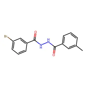 N-(3-溴苯甲酰基)-3-甲基苯甲酰肼 structure