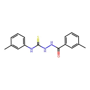 1-[(3-Methylbenzoyl)amino]-3-(3-methylphenyl)thiourea structure