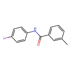 N-(4-iodophenyl)-3-methylbenzamide structure