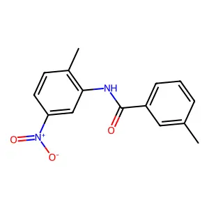 3-甲基-N-(2-甲基-5-硝基苯基)苯甲酰胺 structure
