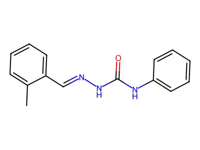1-[(E)-(2-methylphenyl)methylideneamino]-3-phenylurea structure