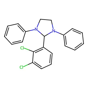 2-(2,3-Dichlorophenyl)-1,3-diphenylimidazolidine structure