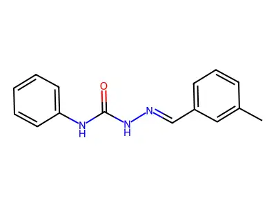 3-methylbenzaldehyde N-phenylsemicarbazone structure