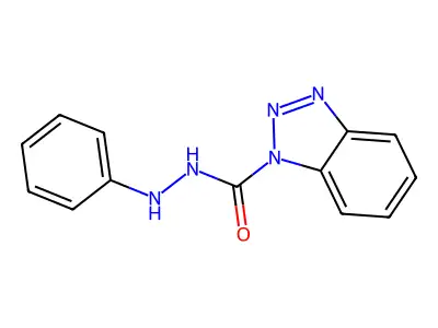 N'-phenylbenzotriazole-1-carbohydrazide structure