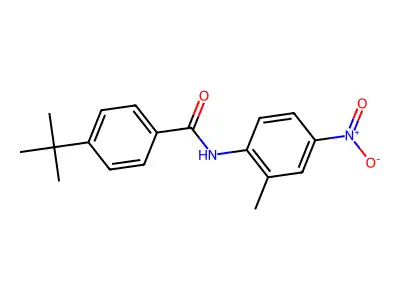 4-tert-butyl-N-(2-methyl-4-nitrophenyl)benzamide structure