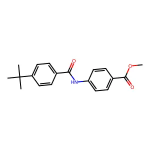 Methyl 4-[(4-tert-butylbenzoyl)amino]benzoate structure