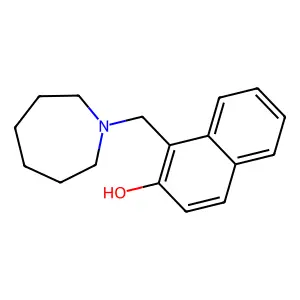 1-(Azepan-1-ylmethyl)naphthalen-2-ol structure
