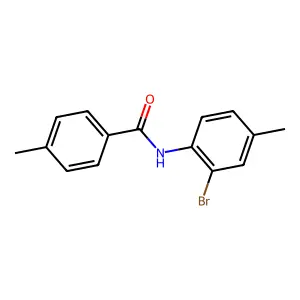 N-(2-溴-4-甲基苯基)-4-甲基苯甲酰胺 structure