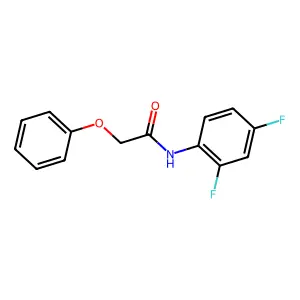 N-(2,4-二氟苯基)-2-苯氧基乙酰胺 structure
