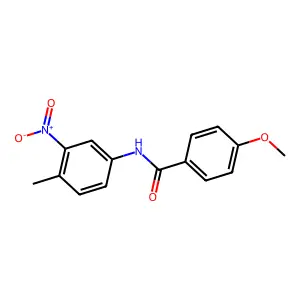 4-甲氧基-N-(4-甲基-3-硝基苯基)苯甲酰胺 structure